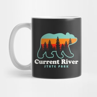 Current River State Park Missouri Bear Retro Vintage Sunset Mug